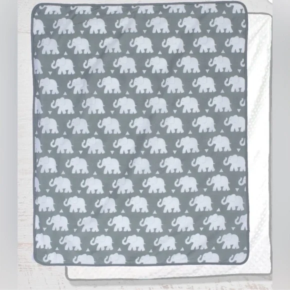 Elephant 6 Piece Crib Bedding Set - Picture 11 of 12